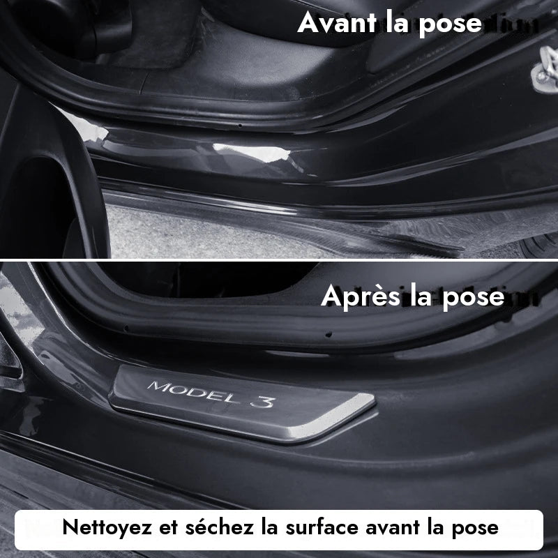 Seuil de porte rétro-éclairé Tesla Model 3 — photo 6