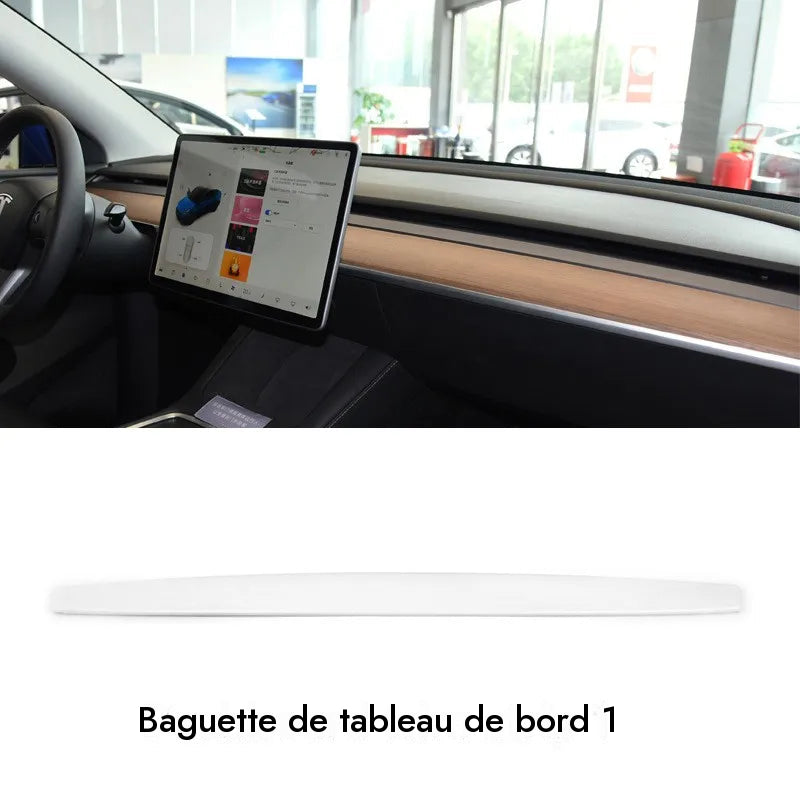Revêtement de tableau de bord blanc pour Tesla Model Y — photo 4