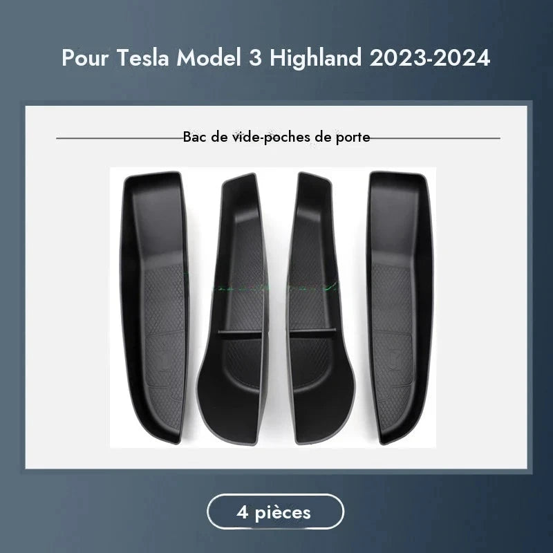 Boîte de rangement pour fentes de porte pour Tesla model 3 Highland — photo 8