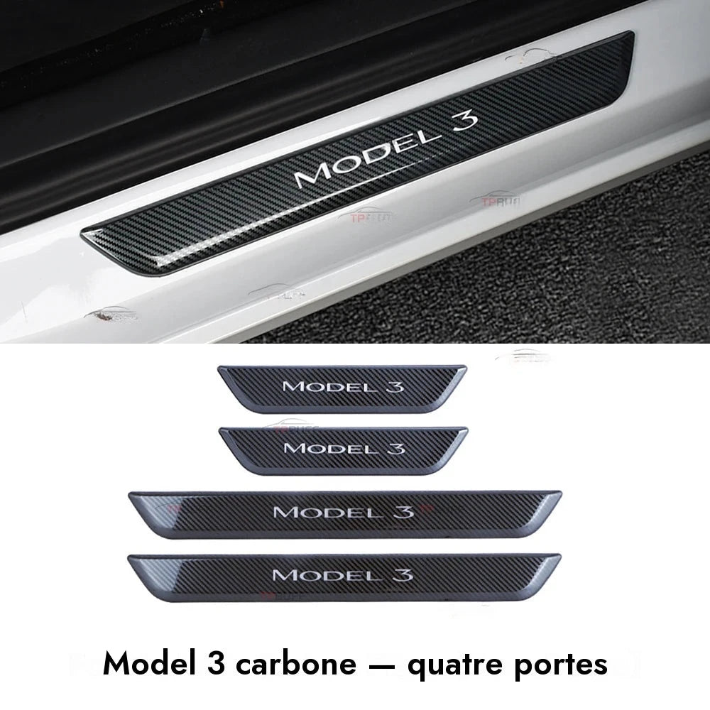 Seuil de porte rétro-éclairé Tesla Model 3 — photo 17