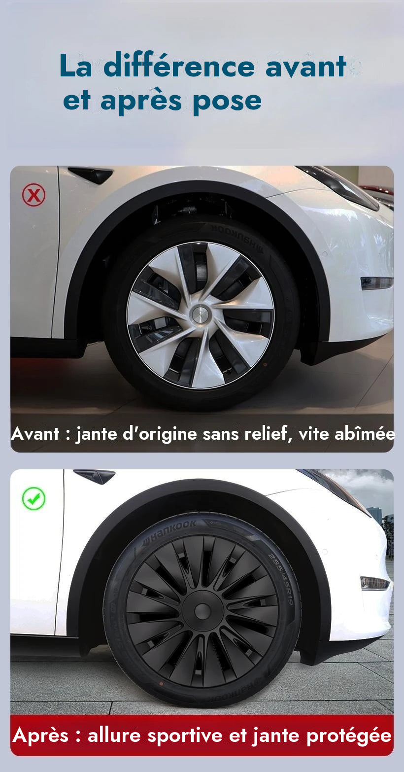 Enjoliveurs Performance 19" pour Tesla Model Y — photo 17
