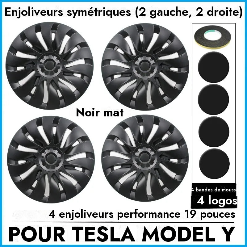 Enjoliveurs Performance 19" pour Tesla Model Y — photo 10