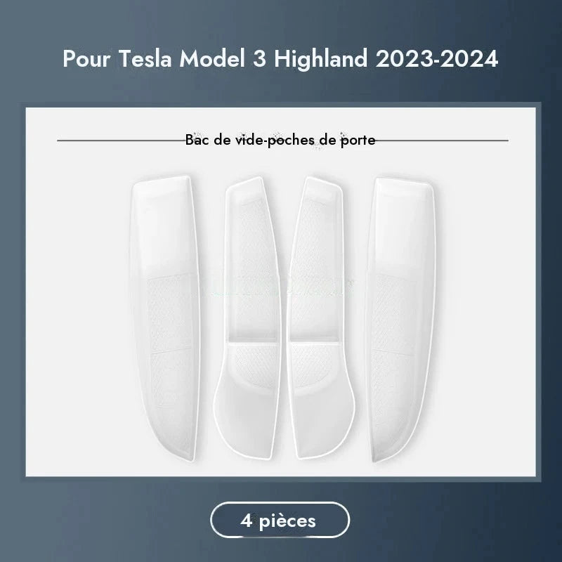 Boîte de rangement pour fentes de porte pour Tesla model 3 Highland — photo 10