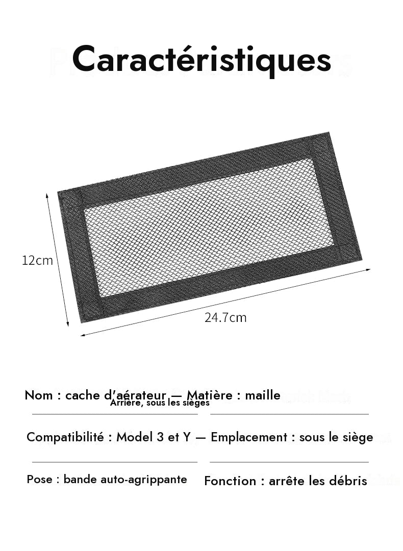 Couvercle de ventilation pour Tesla Model 3/Y — photo 12