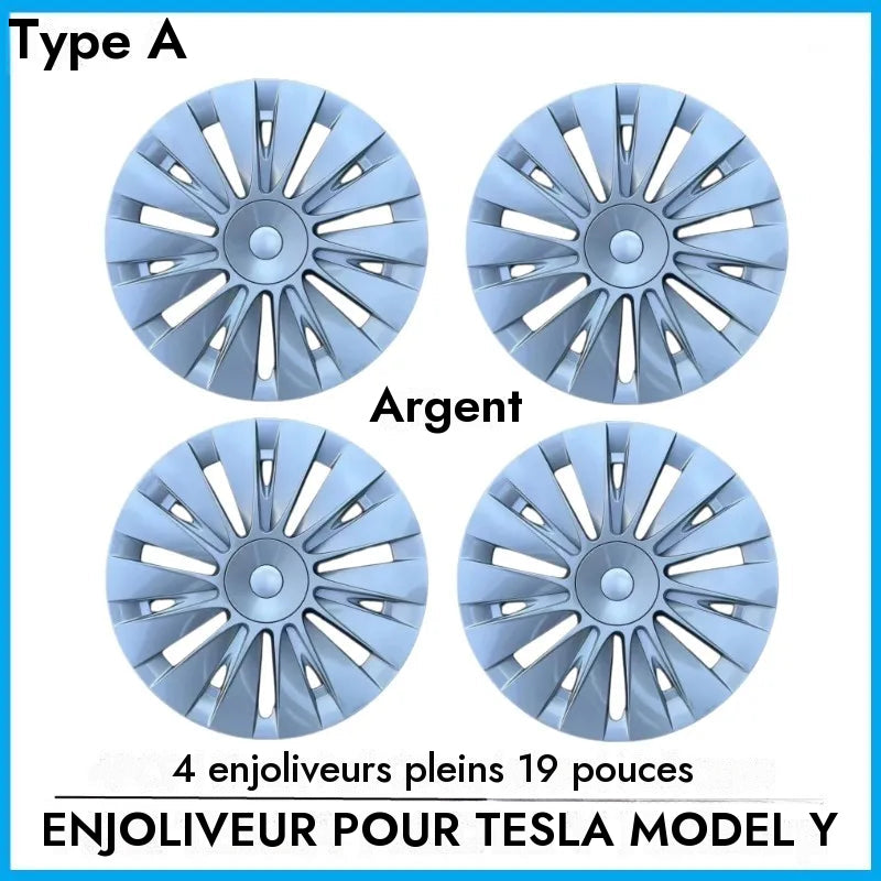 Enjoliveurs Performance 19" pour Tesla Model Y — photo 9