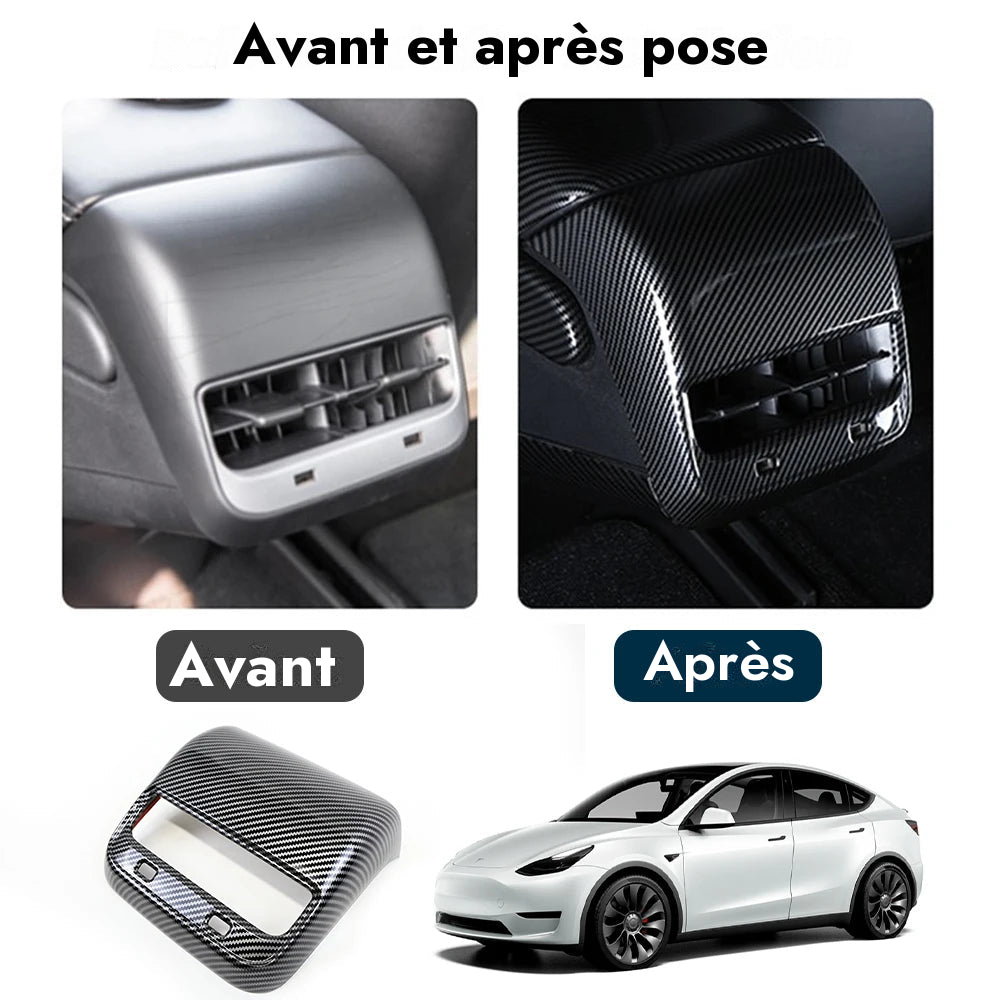 Couvercle de sortie d'air arrière pour Tesla Model Y 3 — photo 9
