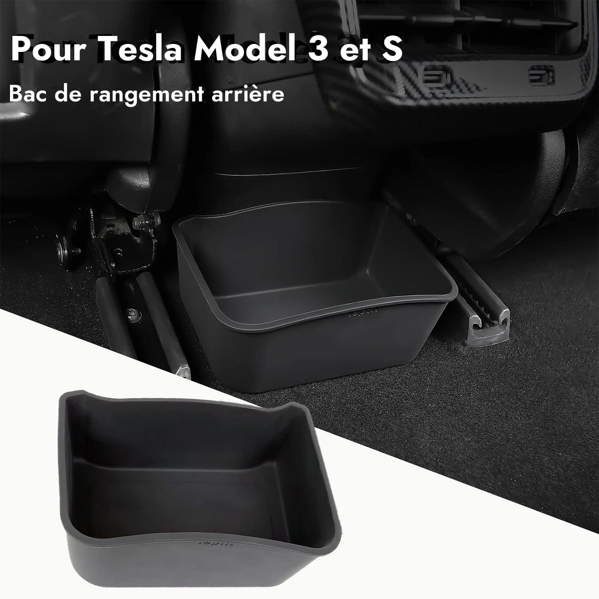 Boîte de rangement de console centrale arrière pour Tesla Model Y — photo 4