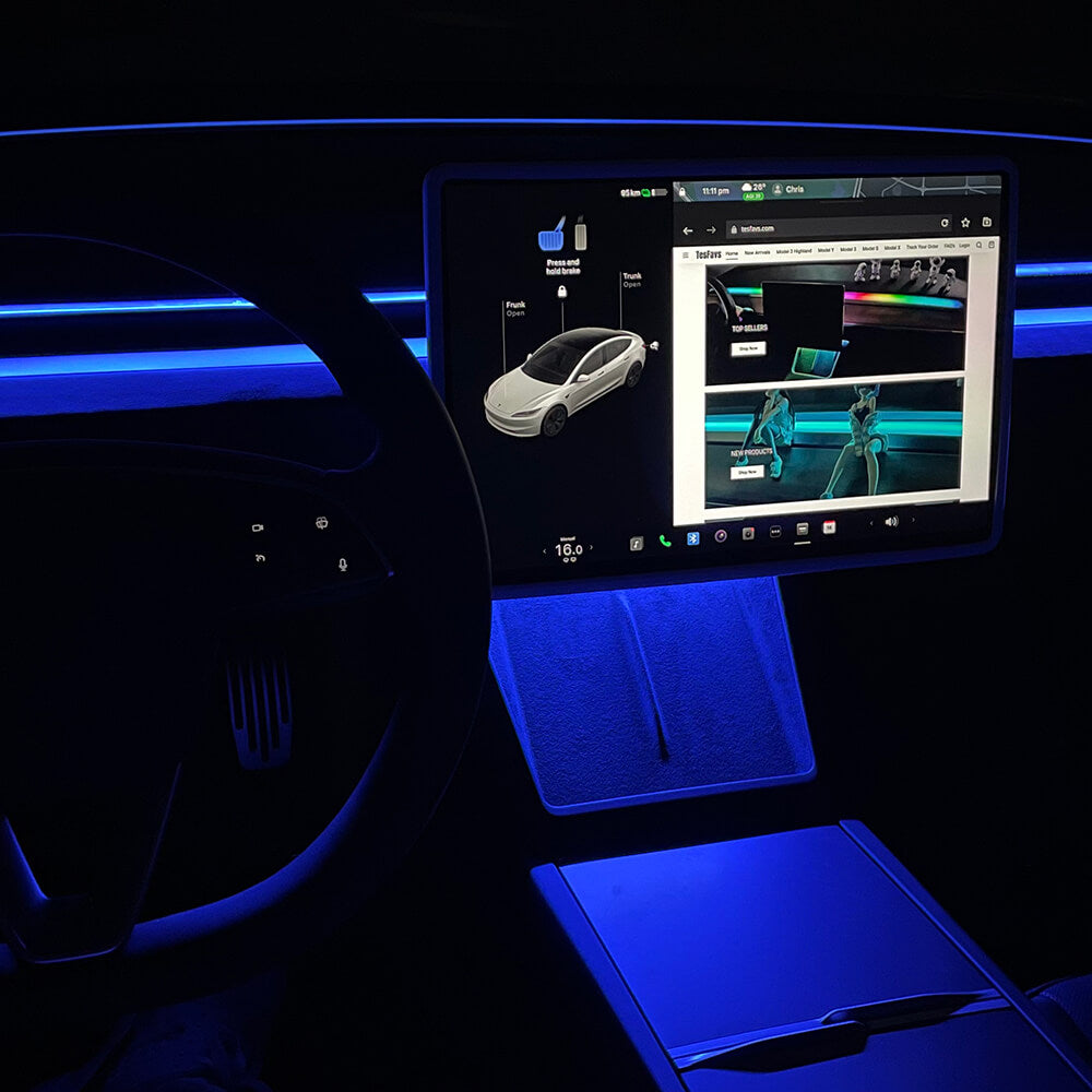 Éclairage d'ambiance Tesla — visuel 8