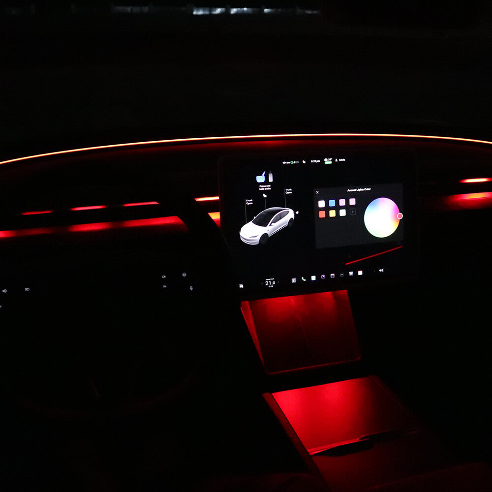 Éclairage d'ambiance Tesla — visuel 6