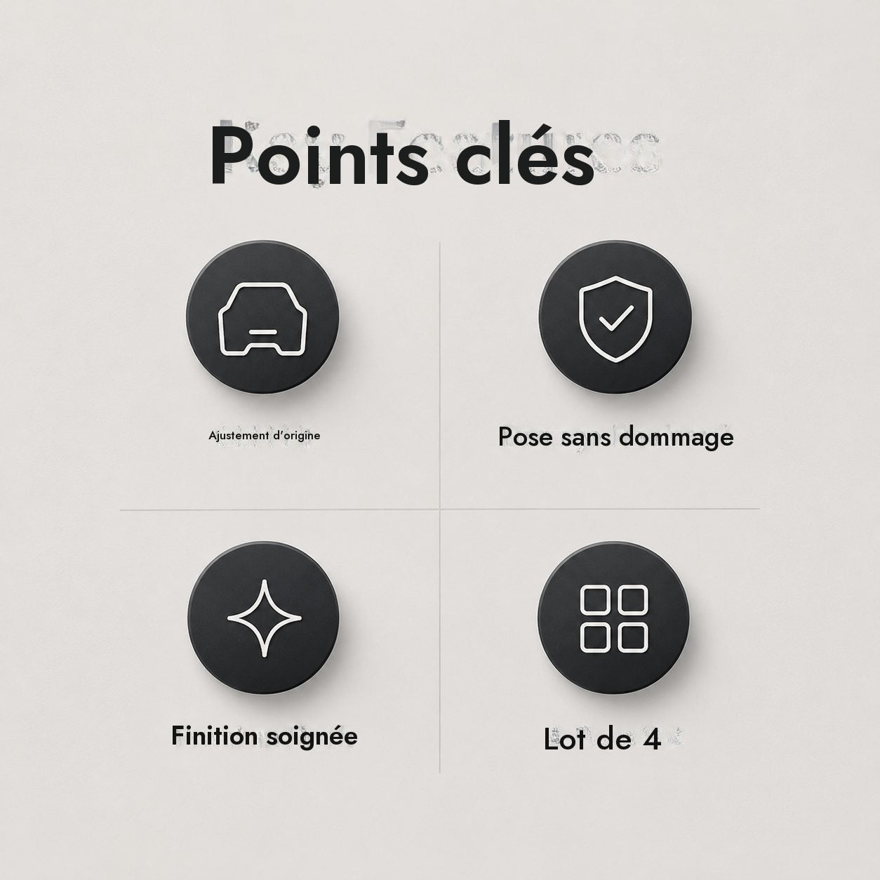 Tesline Stickers de boutons de portes — visuel 5