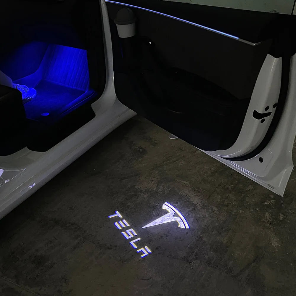 Projecteurs de logo au sol Tesla — visuel 5