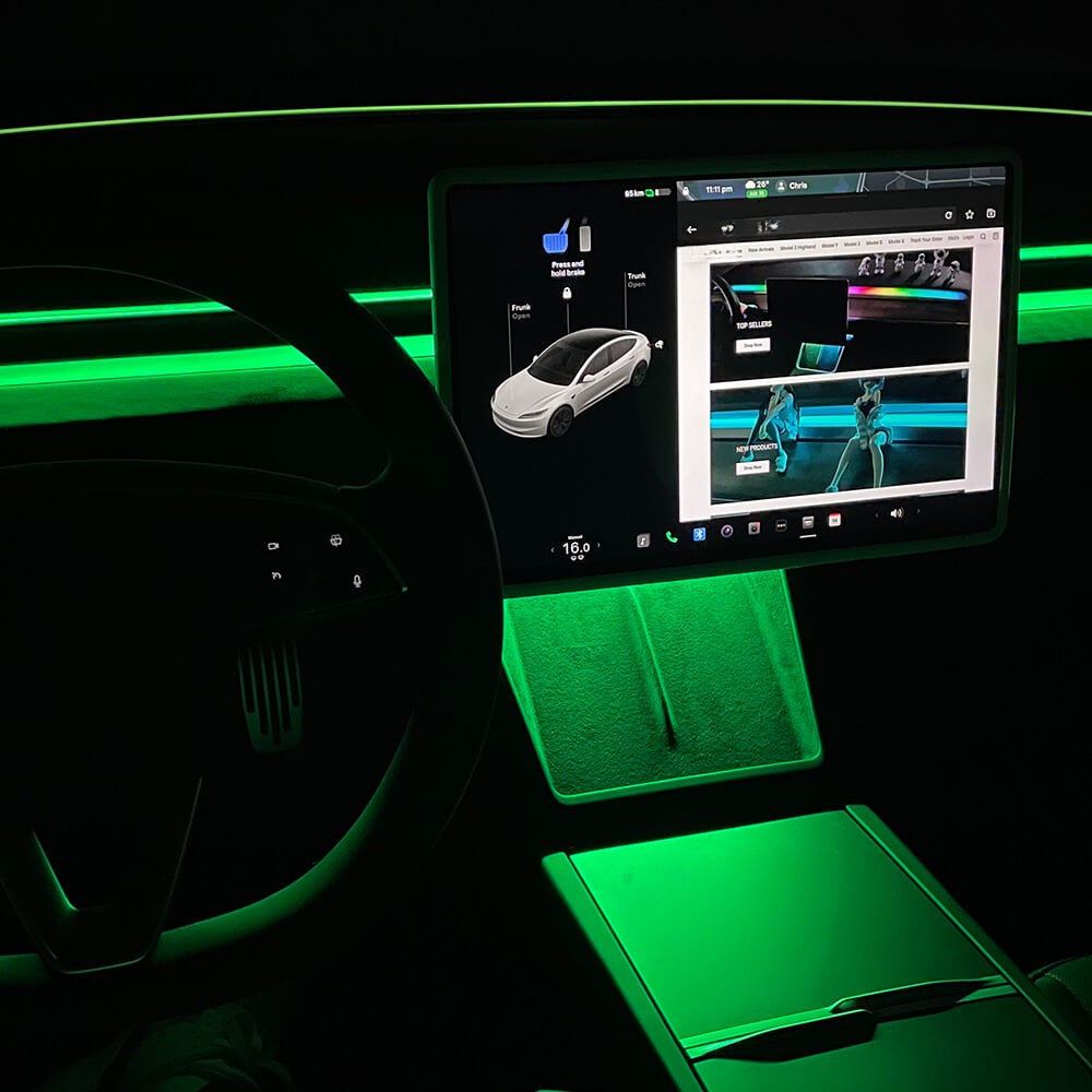 Éclairage d'ambiance Tesla — visuel 14