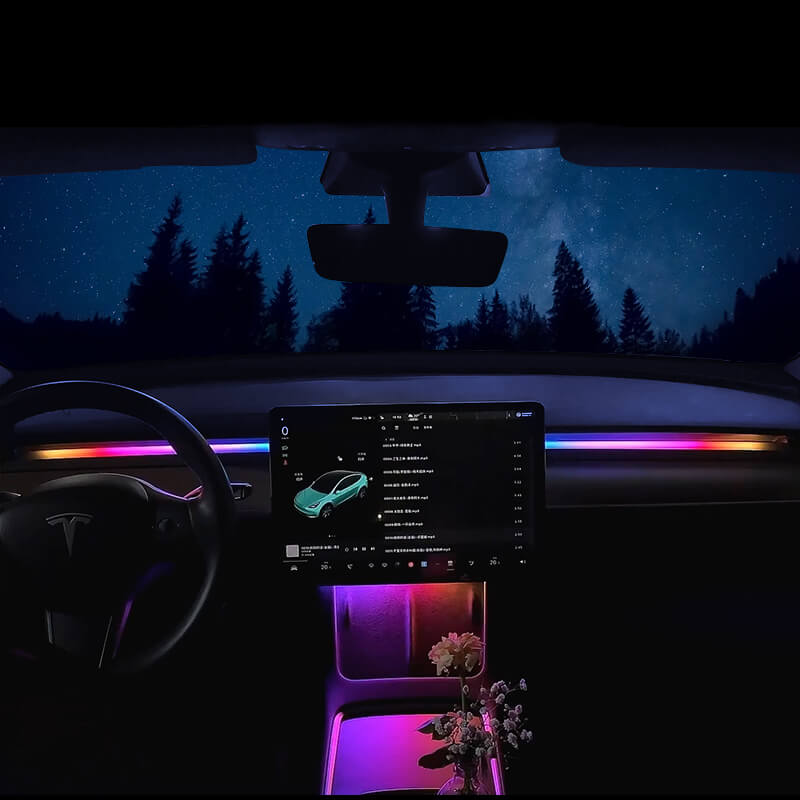 Éclairage d'ambiance Tesla — visuel 3