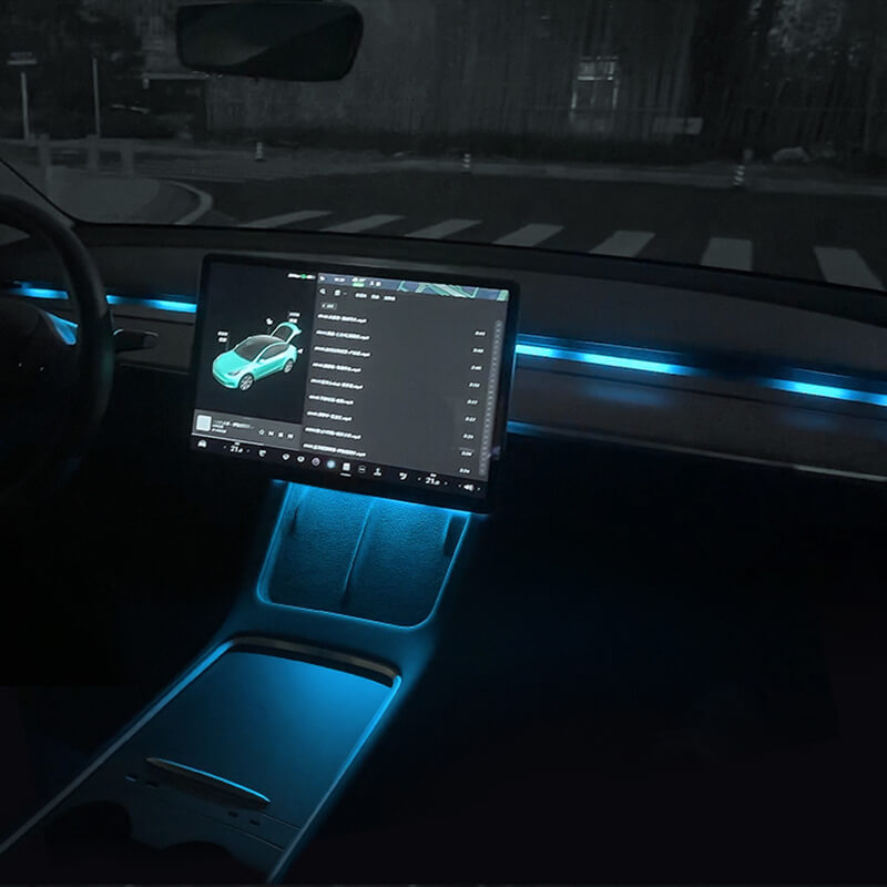 Éclairage d'ambiance Tesla — visuel 2