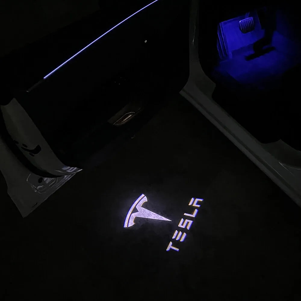 Projecteurs de logo au sol Tesla — visuel 4