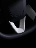Tesline Insert V de volant suède – Model 3 et Y (2024+)