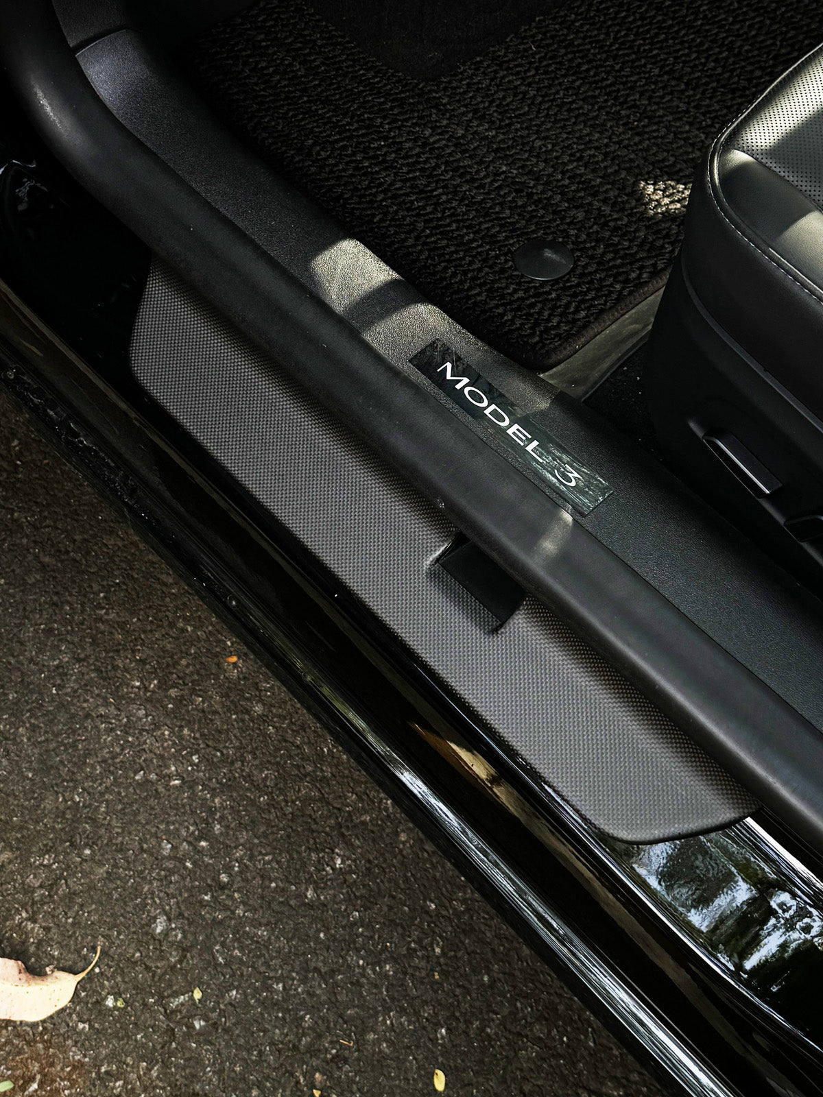 Seuils de porte carbone pour Tesla Model 3 Highland (2024+)
