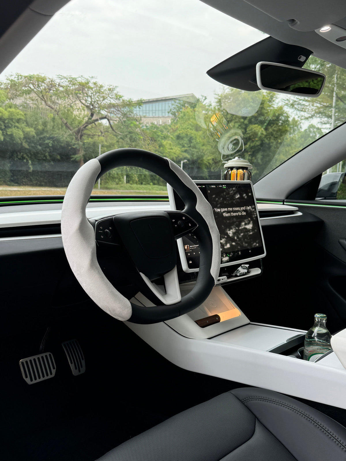 Film console centrale mat pour Tesla Model 3 et Y (2024+) — photo 3