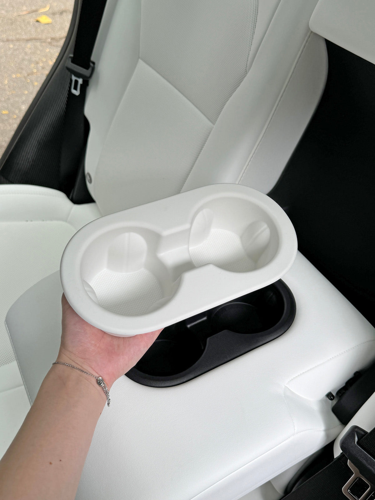 Porte-gobelets souples de banquette pour Tesla Model 3 et Y (2024+)