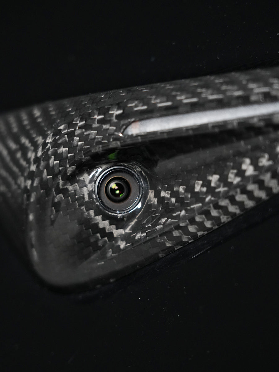 Caches caméras latérales carbone pour Tesla Model 3 et Model Y — photo 3