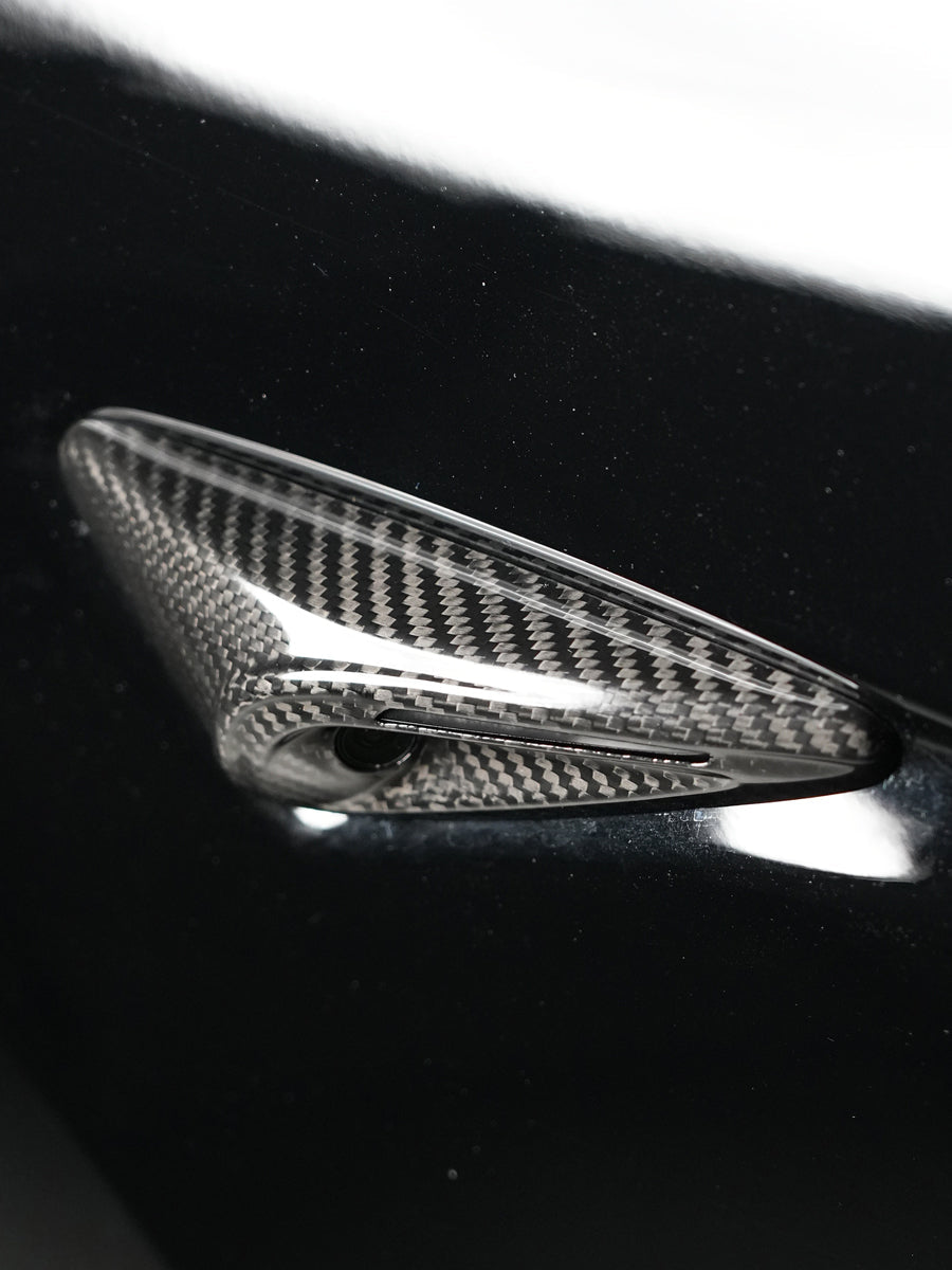 Caches caméras latérales carbone pour Tesla Model 3 et Model Y — photo 4