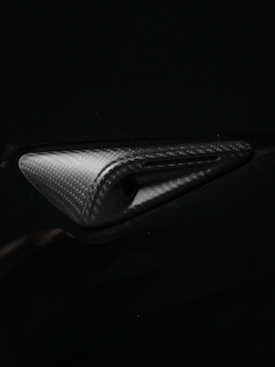 Caches caméras latérales carbone pour Tesla Model 3 et Model Y — photo 5