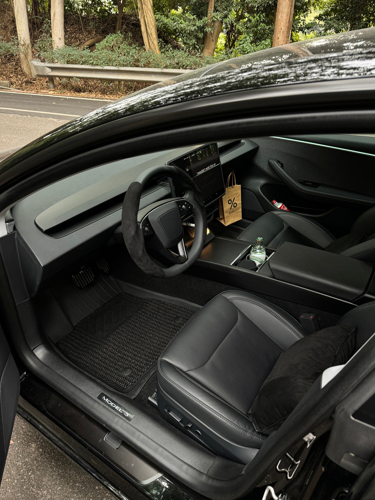 Film console centrale mat pour Tesla Model 3 et Y (2024+) — photo 5