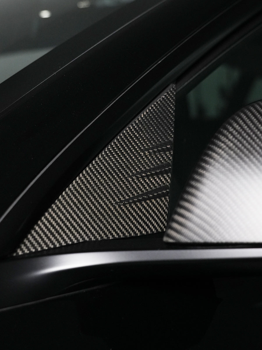 Triangles de montant A carbone pour Tesla Model 3 (2021-2026)