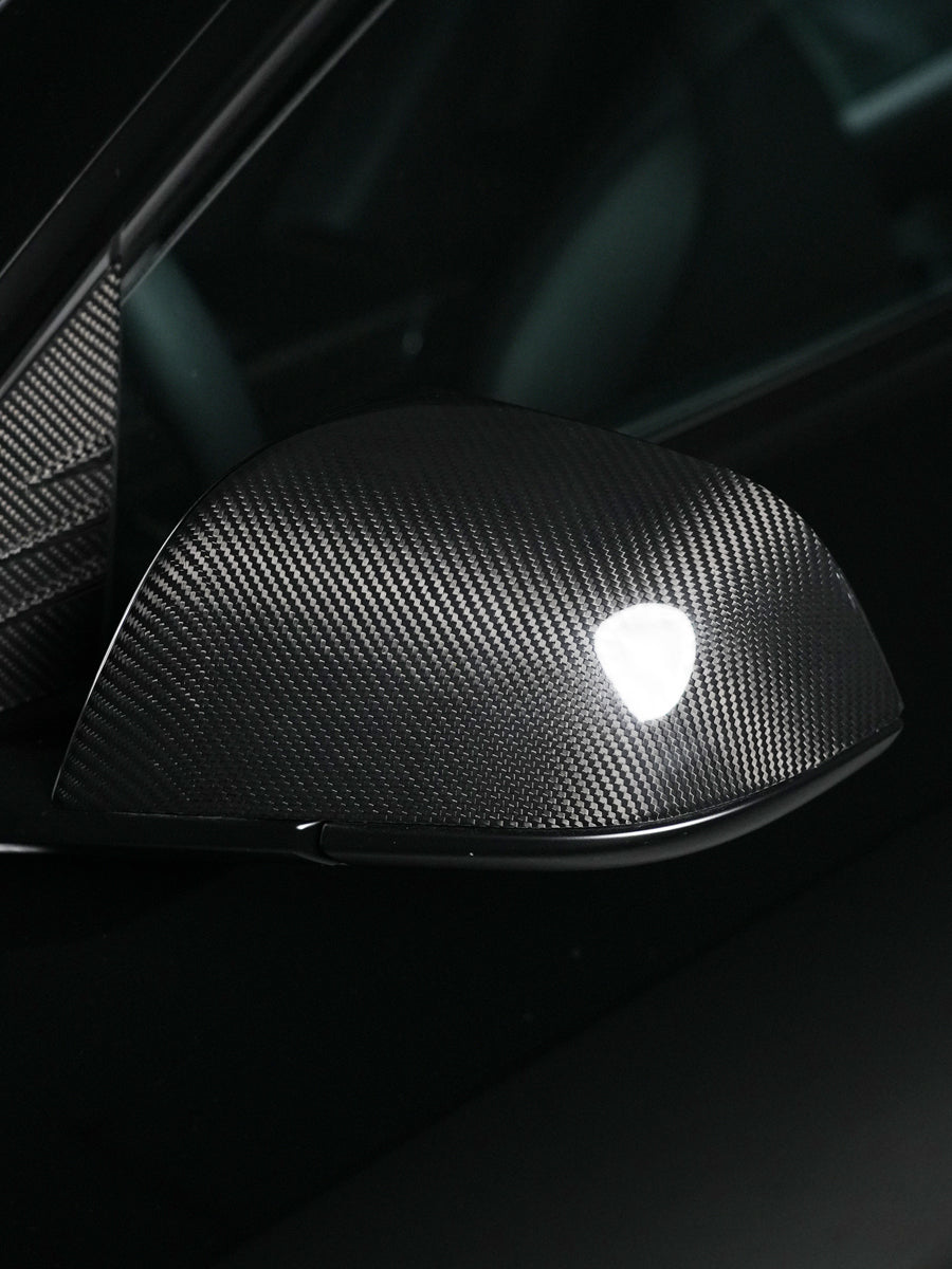 Coques de rétroviseurs carbone pour Tesla Model 3 Highland (2024+)