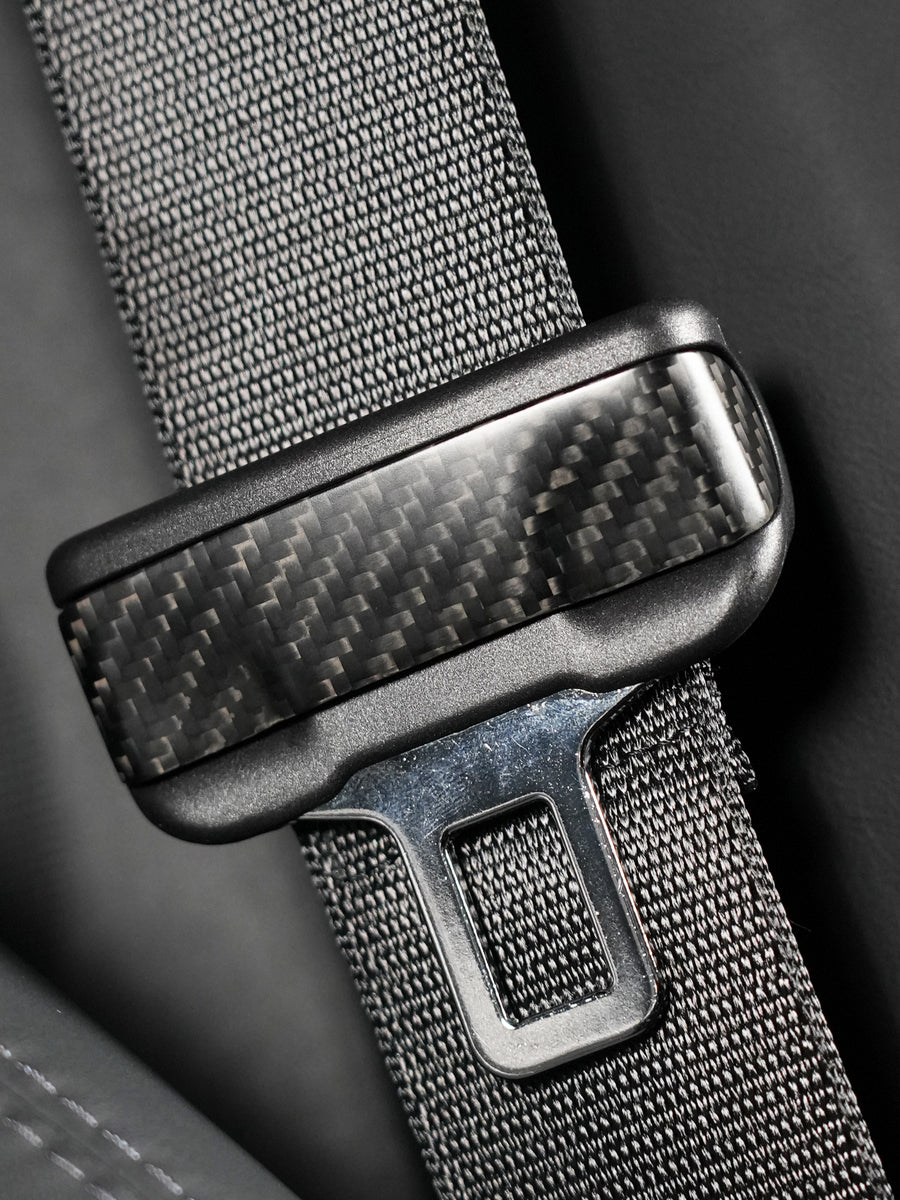 Coques de boucle de ceinture carbone pour Tesla Model 3 · Y · S · X — photo 2