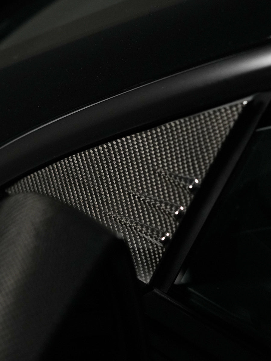 Triangles de montant A carbone pour Tesla Model 3 (2021-2026) — photo 3