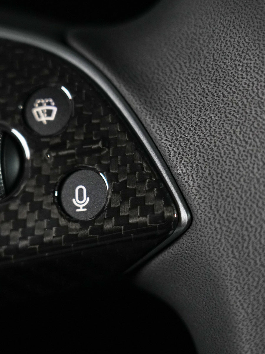 Inserts de volant carbone pour Tesla Model 3 et Y (2024+) — photo 3