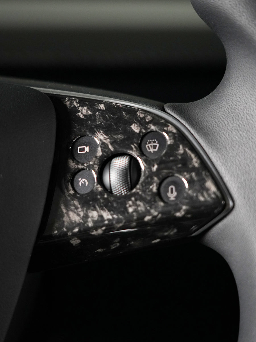 Inserts de volant carbone pour Tesla Model 3 et Y (2024+) — photo 4