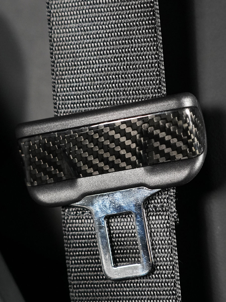 Coques de boucle de ceinture carbone pour Tesla Model 3 · Y · S · X — photo 4