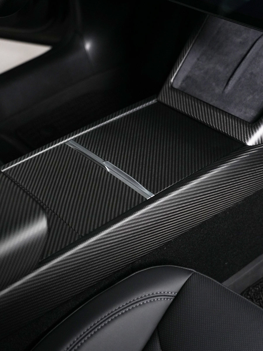 Habillage de console carbone pour Tesla Model 3 et Y (2024+) — photo 4