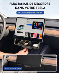 Rangement Invisible sous écran pour Tesla Model Y/3