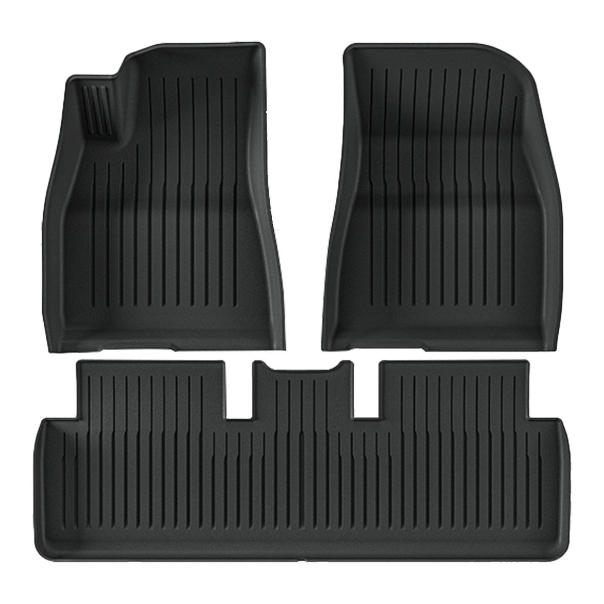 Tapis de sol Tesline plastique noir, Model 3 et Model Y #Votre combinaison_Plastique noir
