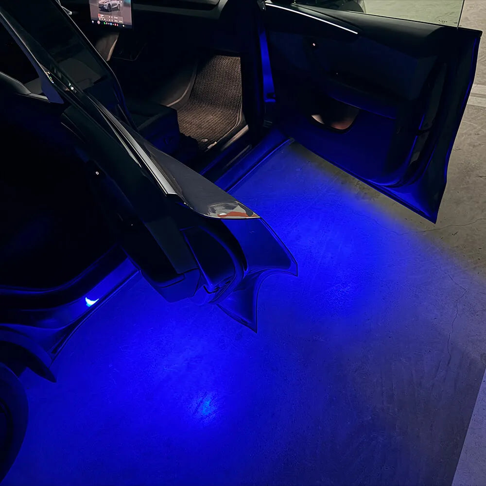 Éclairages de bas de porte multicolores Tesla — visuel 1