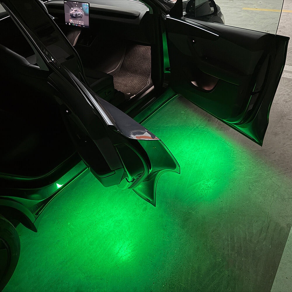 Éclairages de bas de porte multicolores Tesla — visuel 4