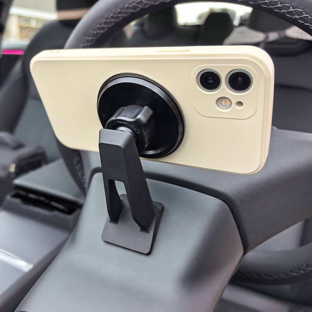 Support de téléphone magnétique de volant Tesla — visuel 2