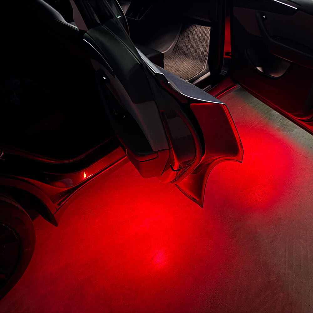 Éclairages de bas de porte multicolores Tesla — visuel 2