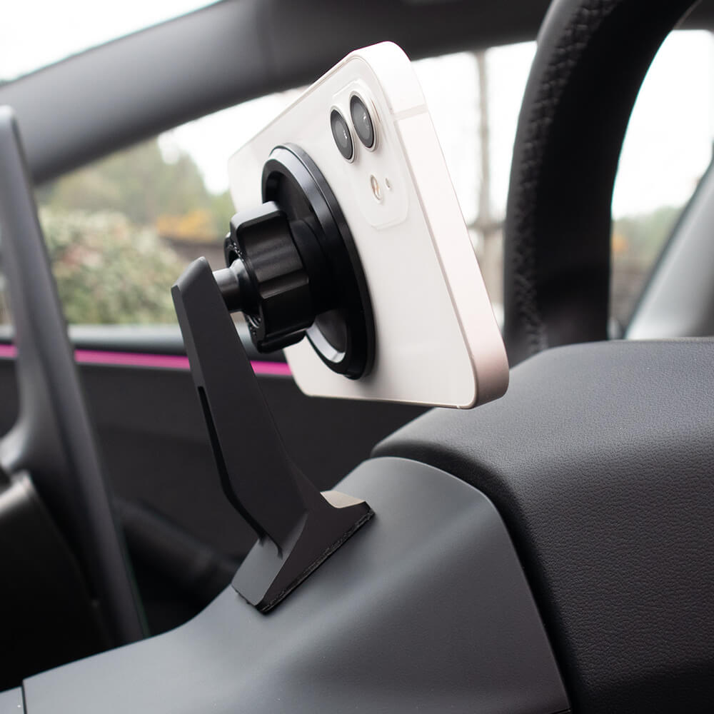 Support de téléphone magnétique de volant Tesla — visuel 6
