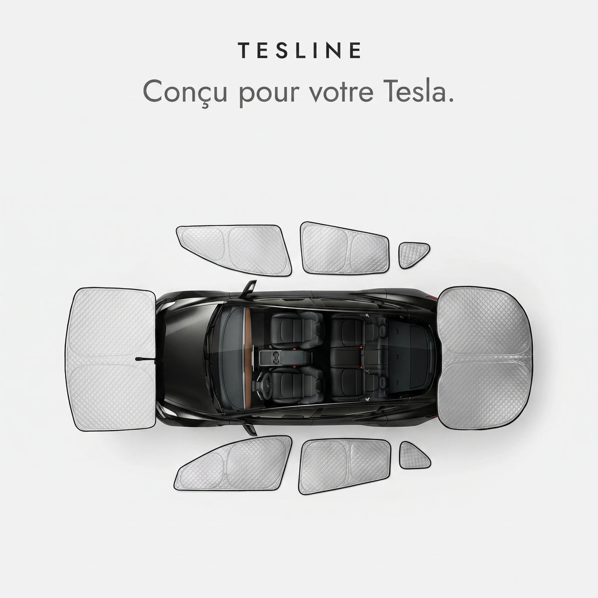 Pack Pare-soleil Complet pour Tesla Model Y — photo 16